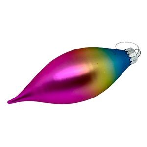 Bloomingdale’s Glass Ombré Drop Ornament For Christmas